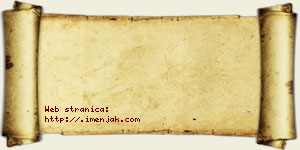 Jakov Vićentijević vizit kartica